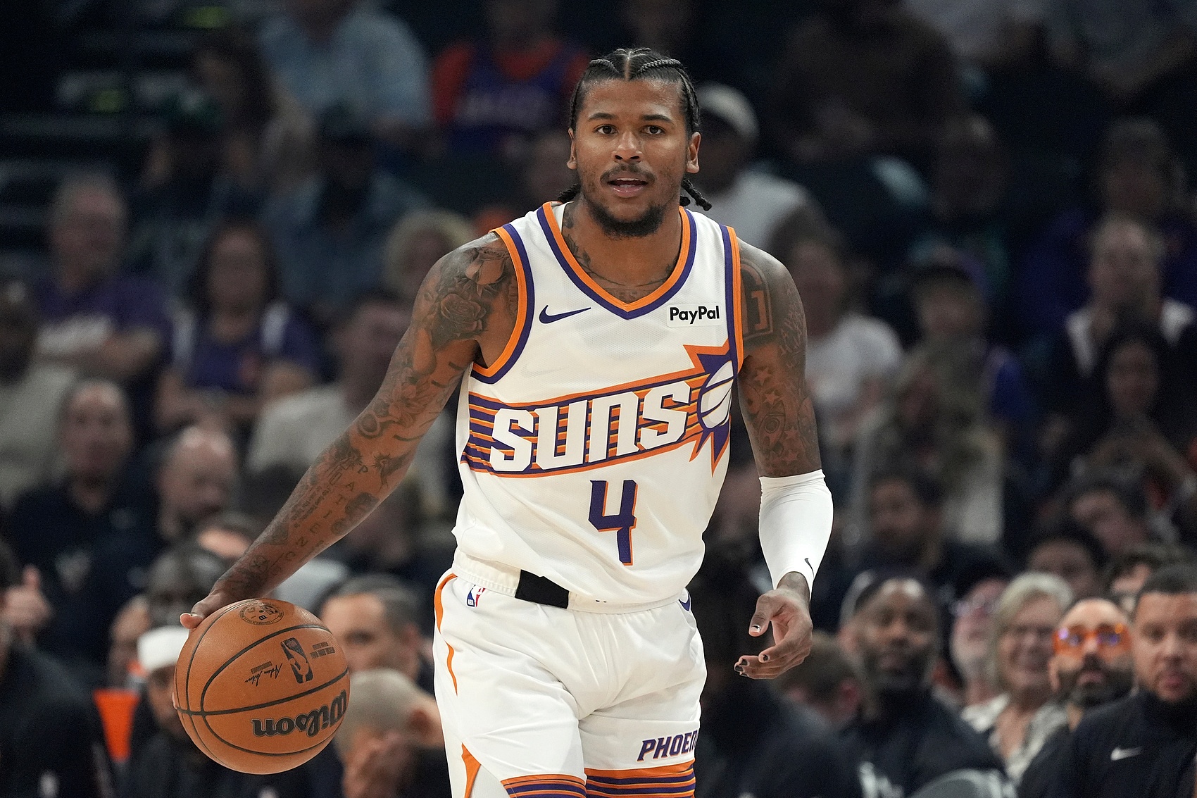 开云体育官网-名记：雄鹿向太阳询问了杰伦·格林的潜在交易可能性 被迅速回绝